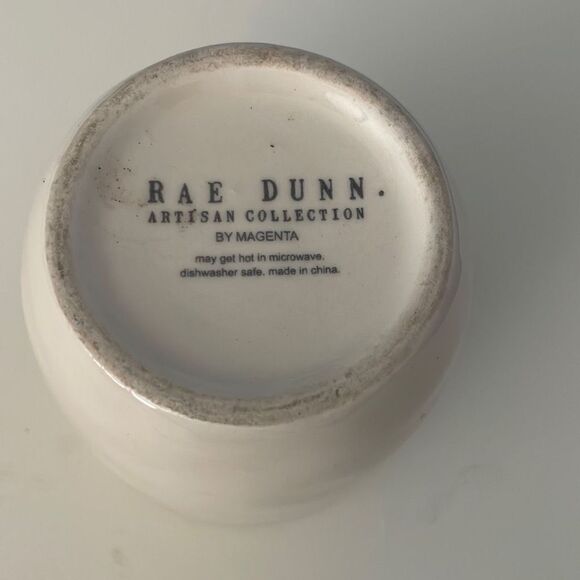 Vintage Rae Dunn Ceramic Scoop Pot by Magenta - Picture 2 of 6